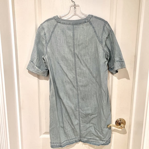 Abercrombie & Fitch (A&F) denim chambray lace up dress - Picture 2 of 3